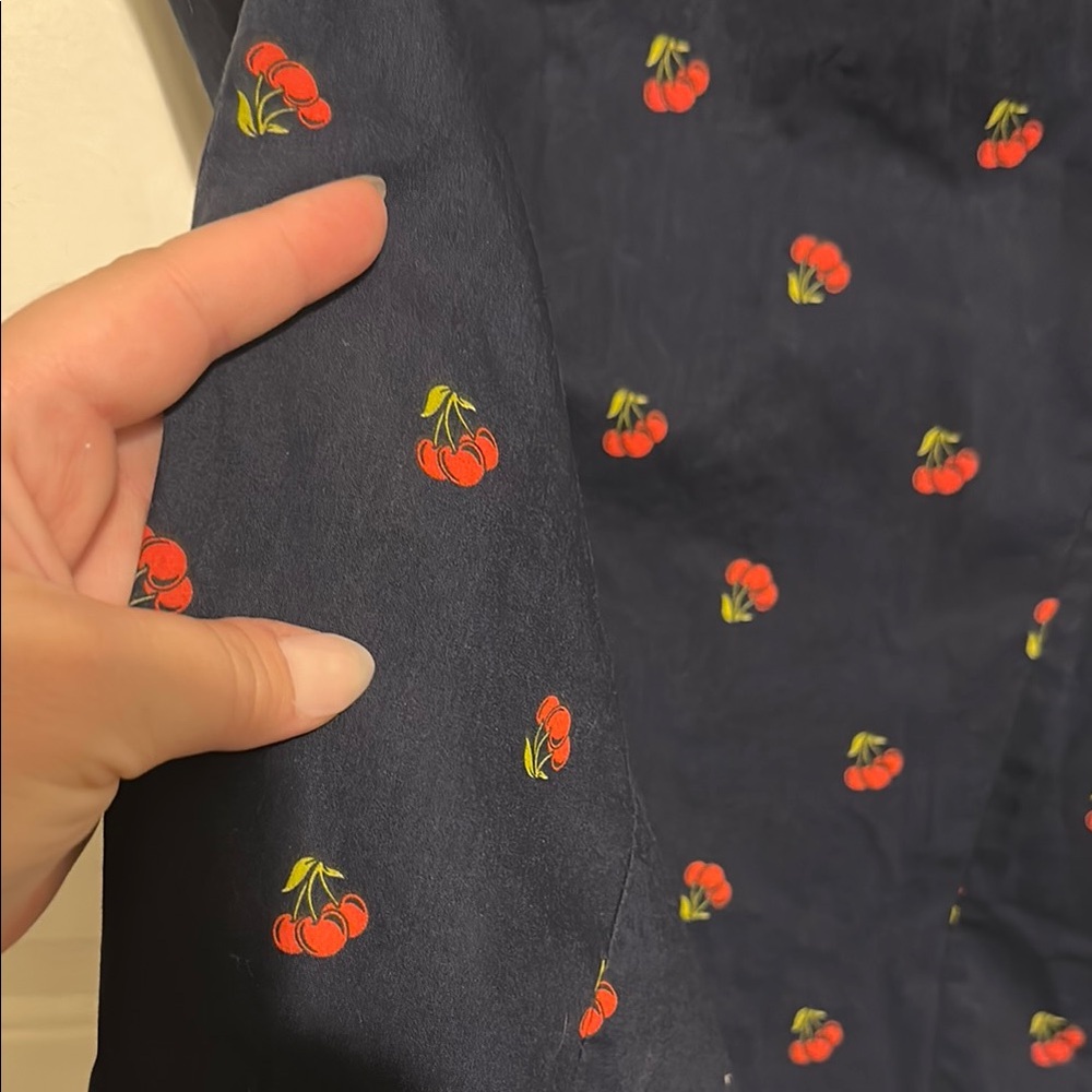 Vintage Basic Editions Cherry Button Down Top - image 6